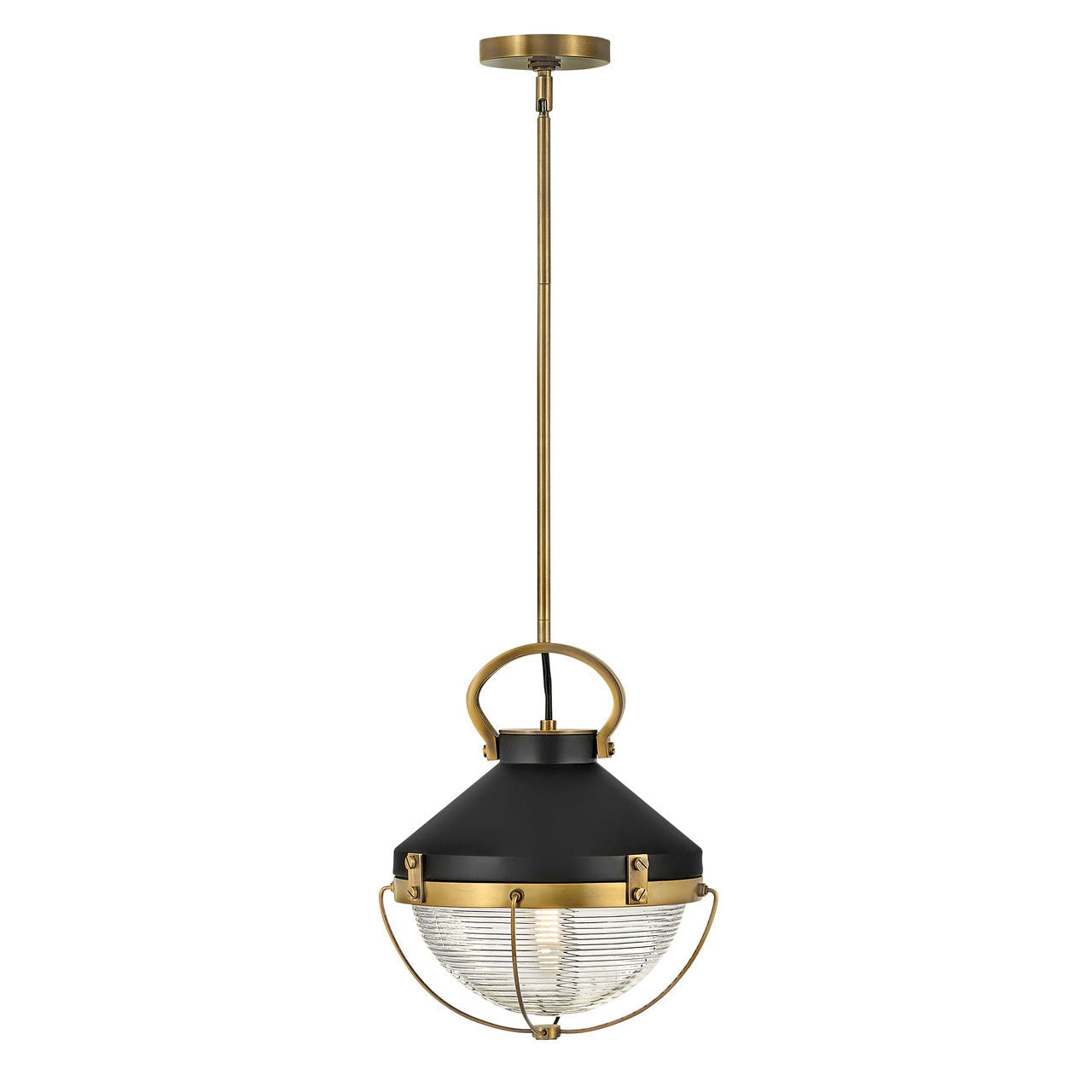 Crew Small Pendant-Hinkley Lighting-HINKLEY-4847HB-1-PendantsHeritage Brass-1-France and Son