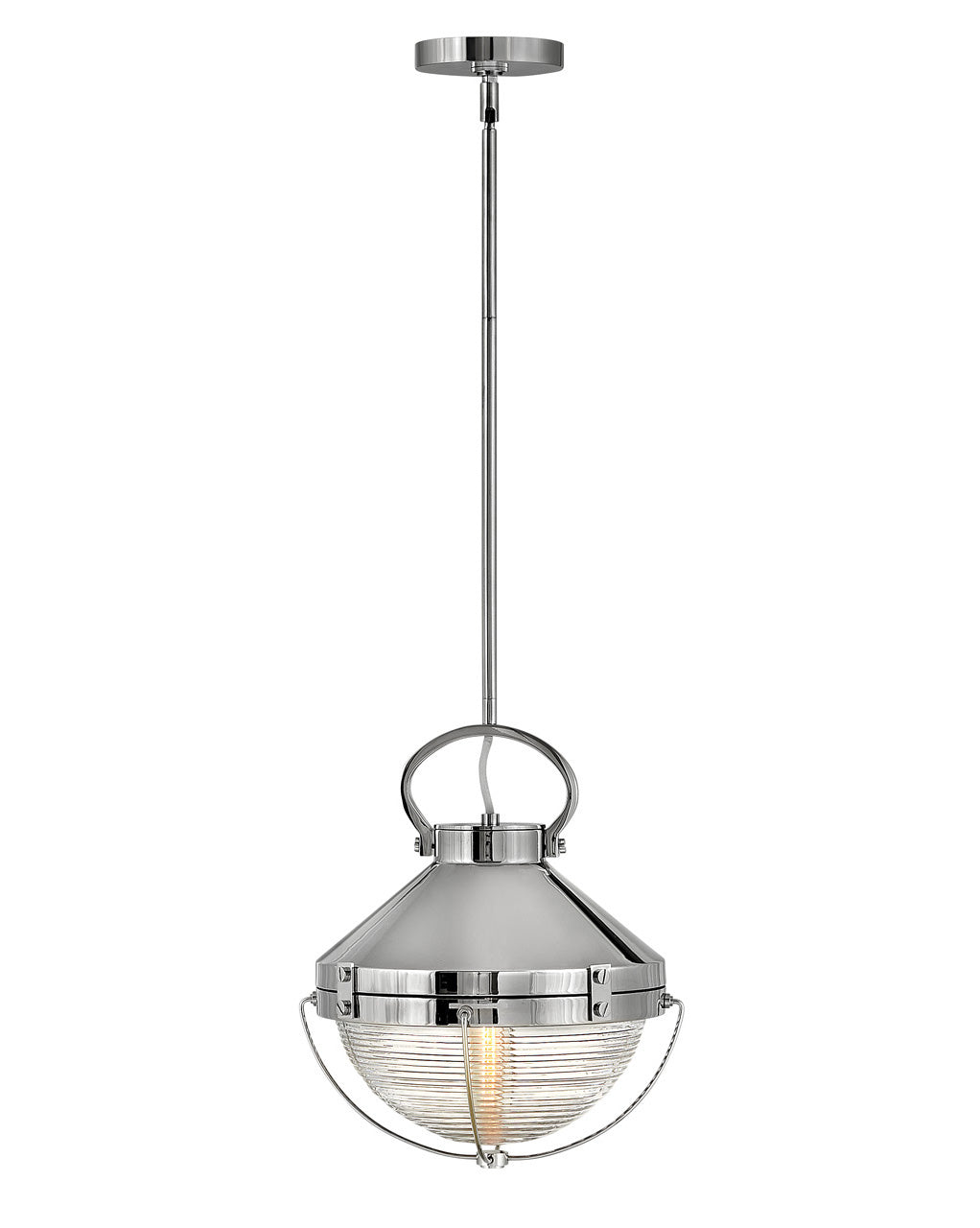 Crew Small Pendant-Hinkley Lighting-HINKLEY-4847PN-PendantsPolished Nickel-3-France and Son