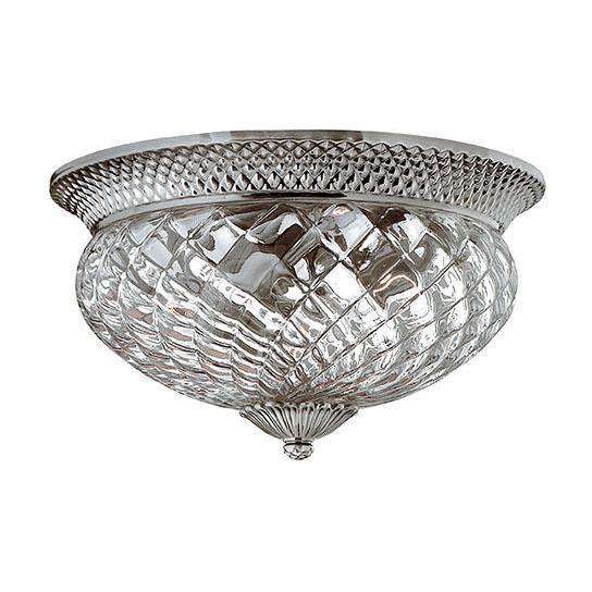 Bath Plantation Flush Mount Burnished Brass-Hinkley Lighting-HINKLEY-4881PL-Bathroom LightingPolished Antique Nickel-2-France and Son