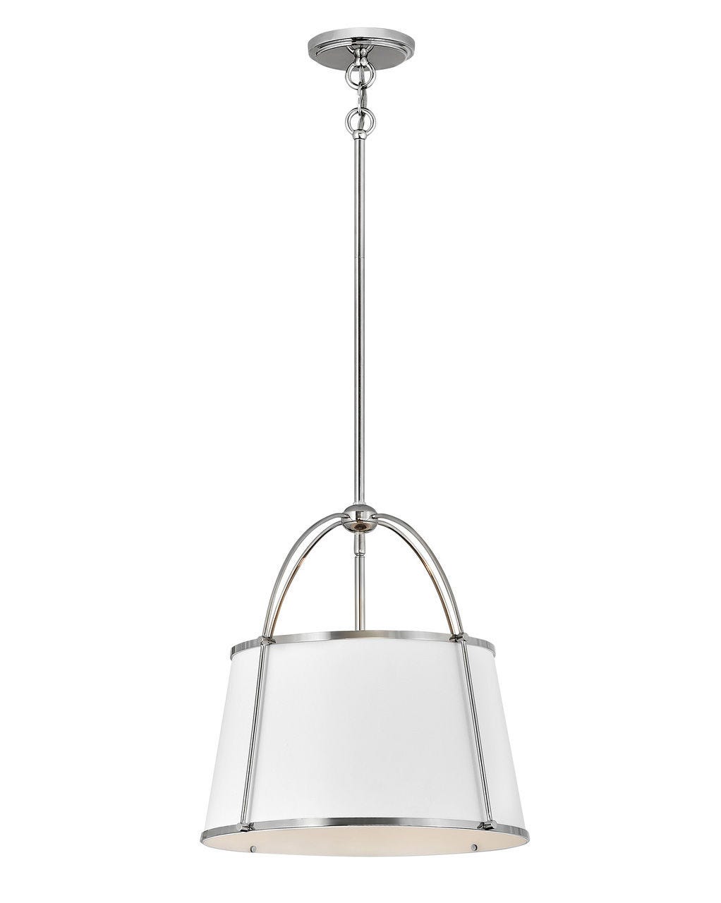 Clarke Medium Pendant-Hinkley Lighting-HINKLEY-4894PN-ChandeliersPolished Nickel-2-France and Son