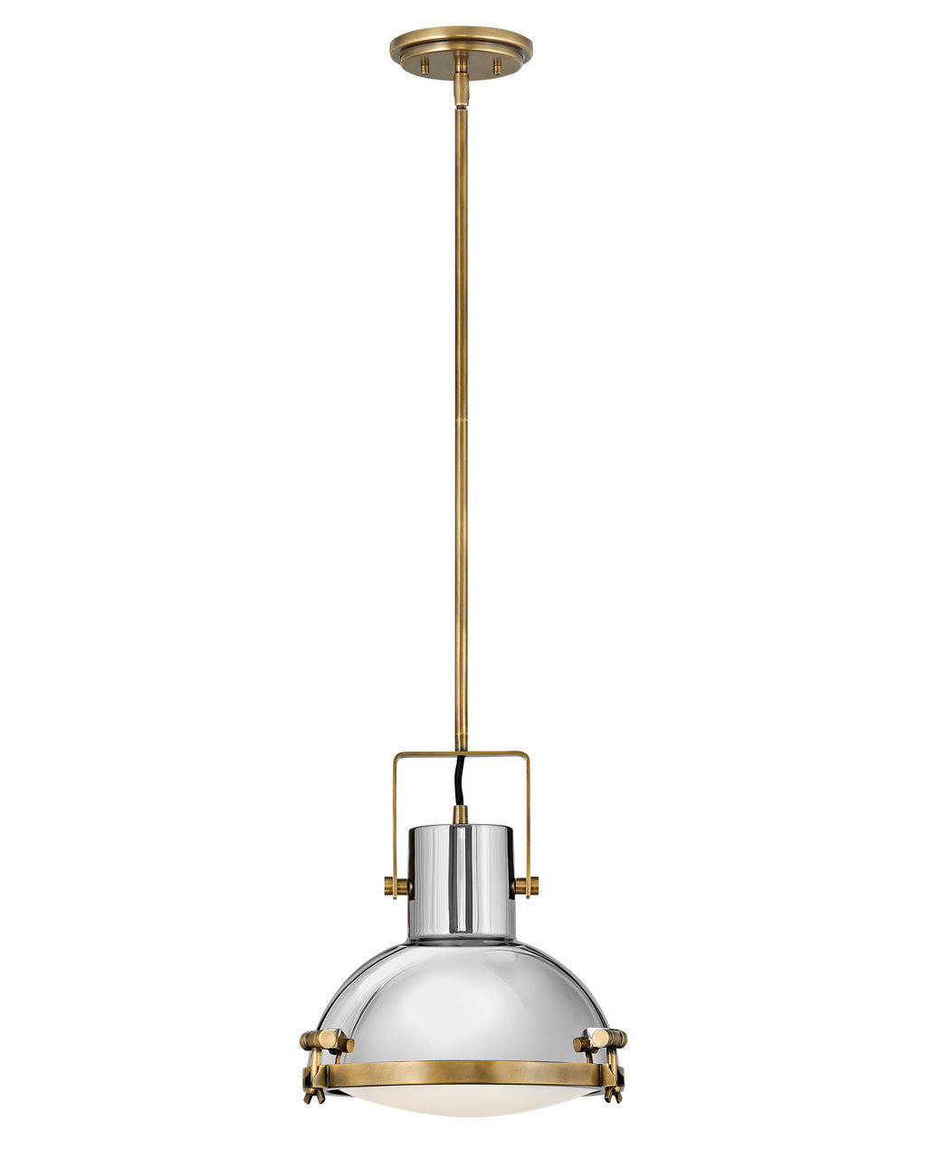 Pendant Nautique-Hinkley Lighting-HINKLEY-49067HB-PendantsMedium-Polished Nickel/Heritage Brass-4-France and Son