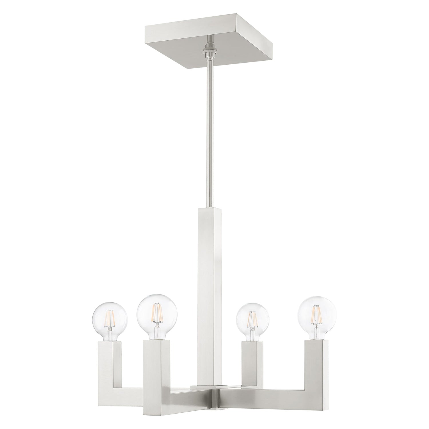 Solna - 4 Light Chandelier-Livex Lighting-LIVEX-49214-91-Chandeliers-1-France and Son