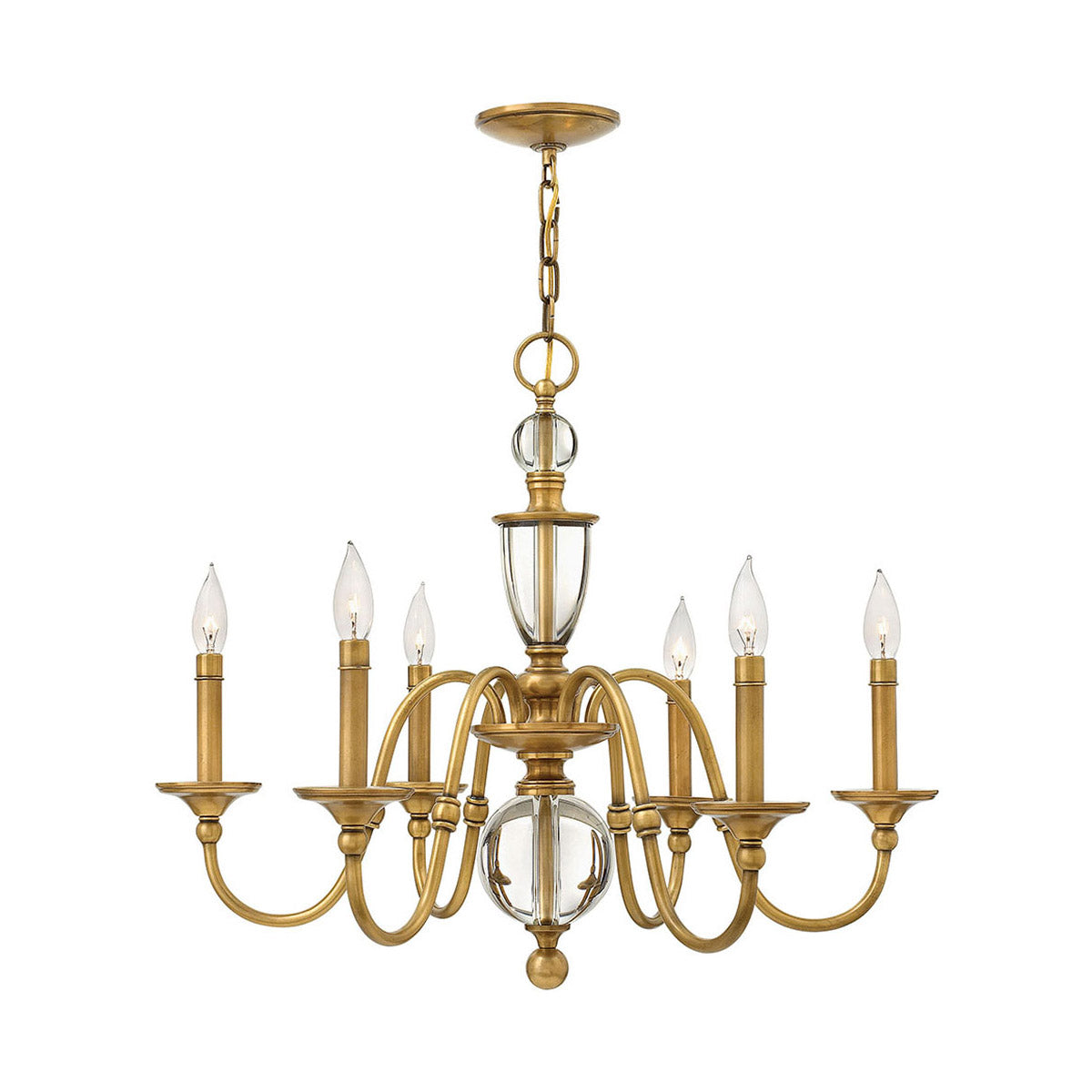 Eleanor Chandelier Ceiling Light-Hinkley Lighting-HINKLEY-4956HB-Chandeliers6 Tier-Heritage Brass-2-France and Son