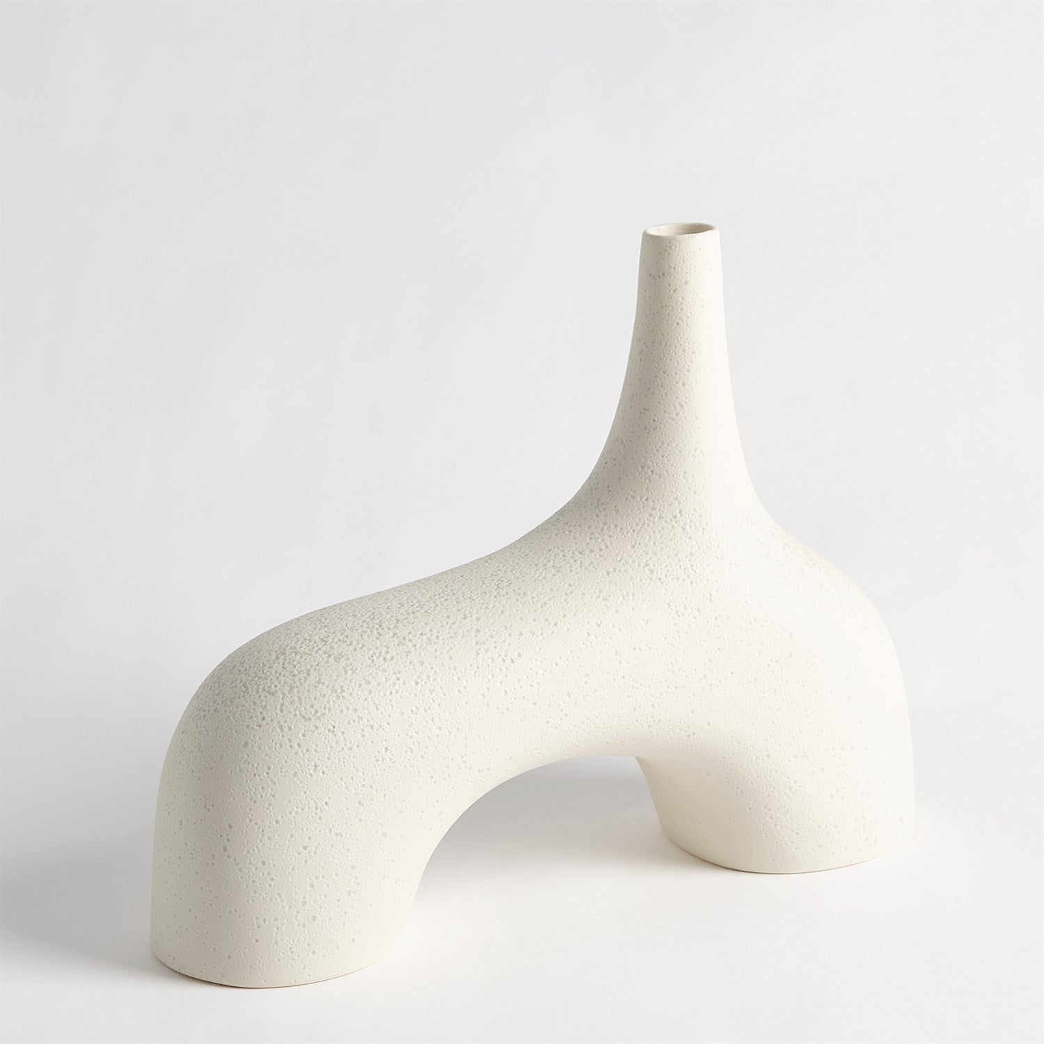 Stretch Vase - Cream Stone-Global Views-GVSA-7.10444-VasesSmall-5-France and Son