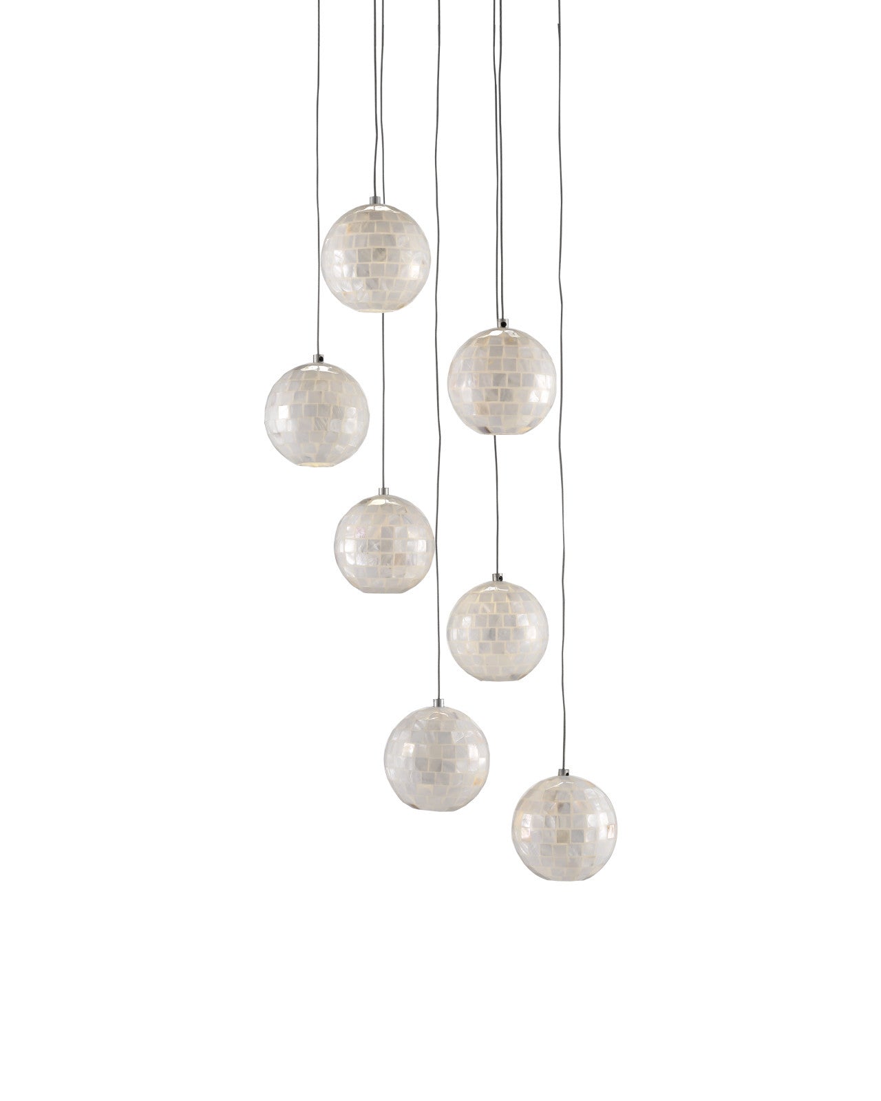 Finhorn 7-Light Round Multi-Drop Pendant