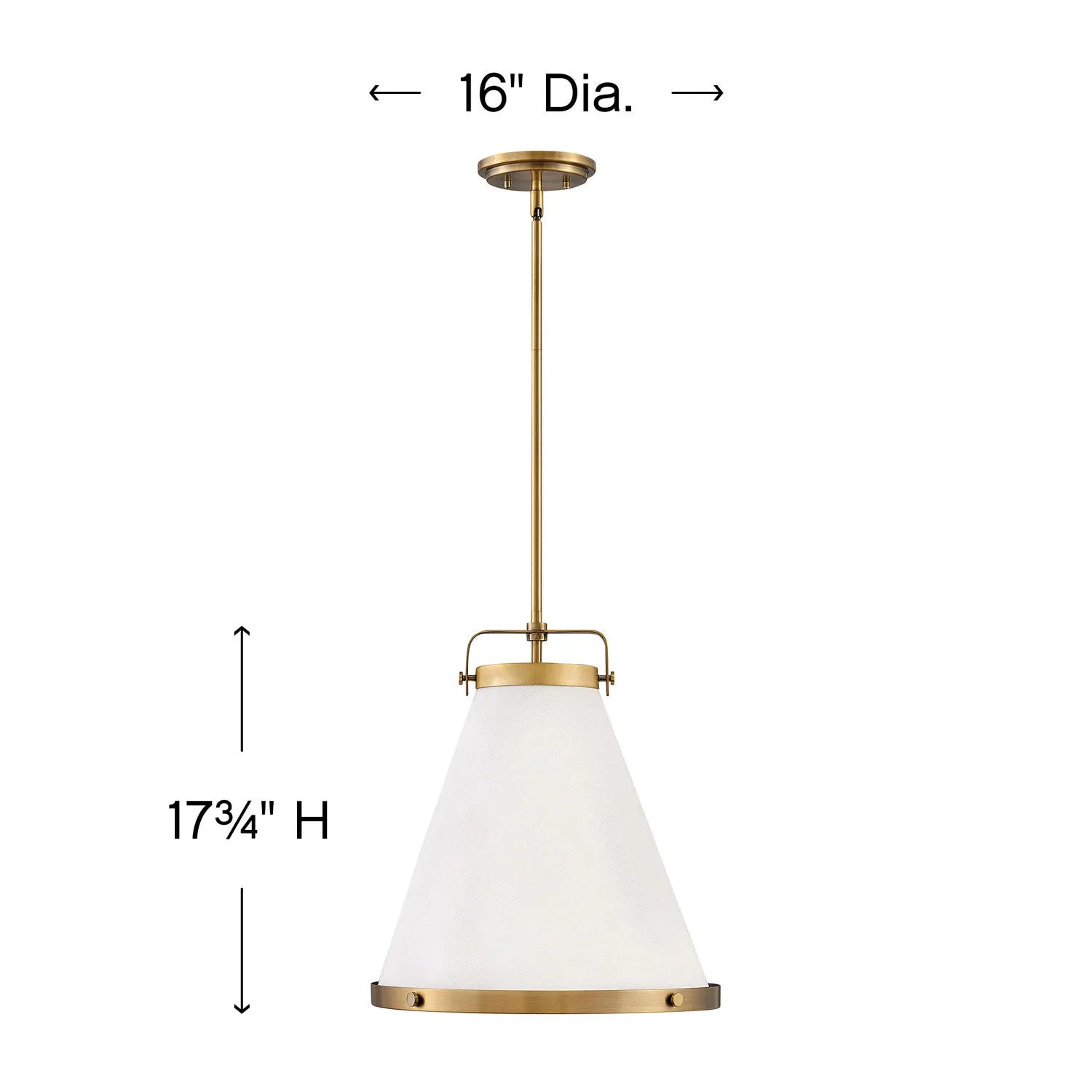 Medium Pendant Lexi-Hinkley Lighting-HINKLEY-4993LCB-PendantsLacquered Brass-4-France and Son