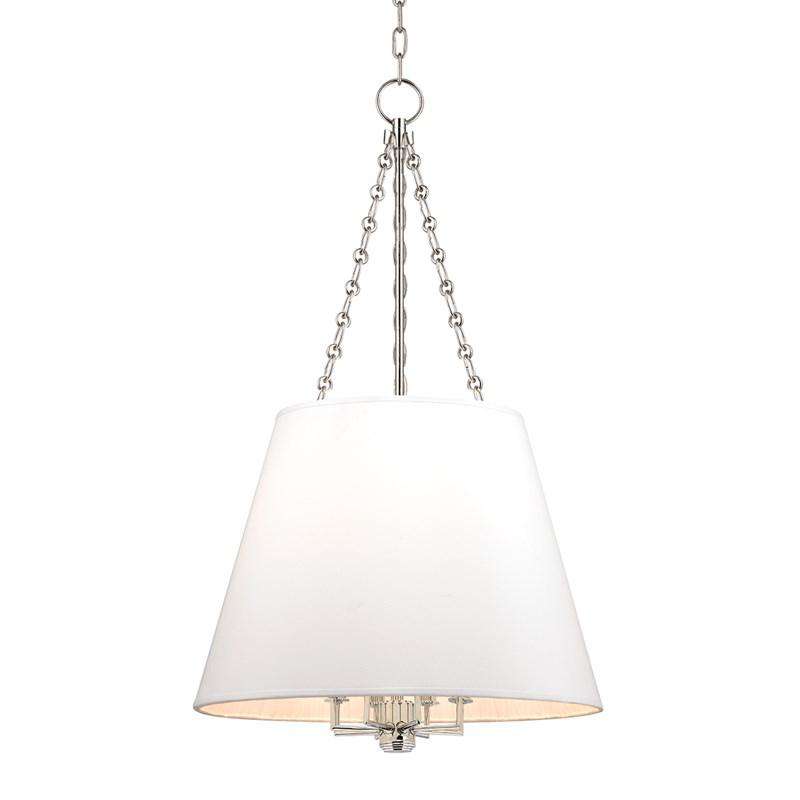 Burdett 8 Light Pendant-Hudson Valley-HVL-6422-PN-ChandeliersSilver-1-France and Son