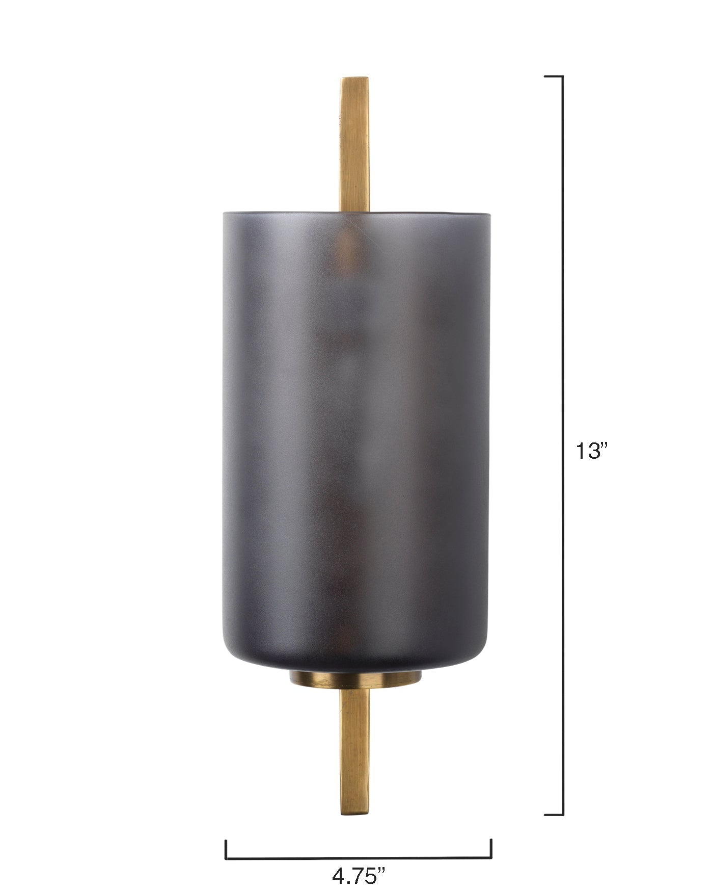 Blueprint Sconce-Jamie Young-JAMIEYO-4BLUE-SCABGR-Outdoor Wall SconcesBlack and Antique Brass-5-France and Son