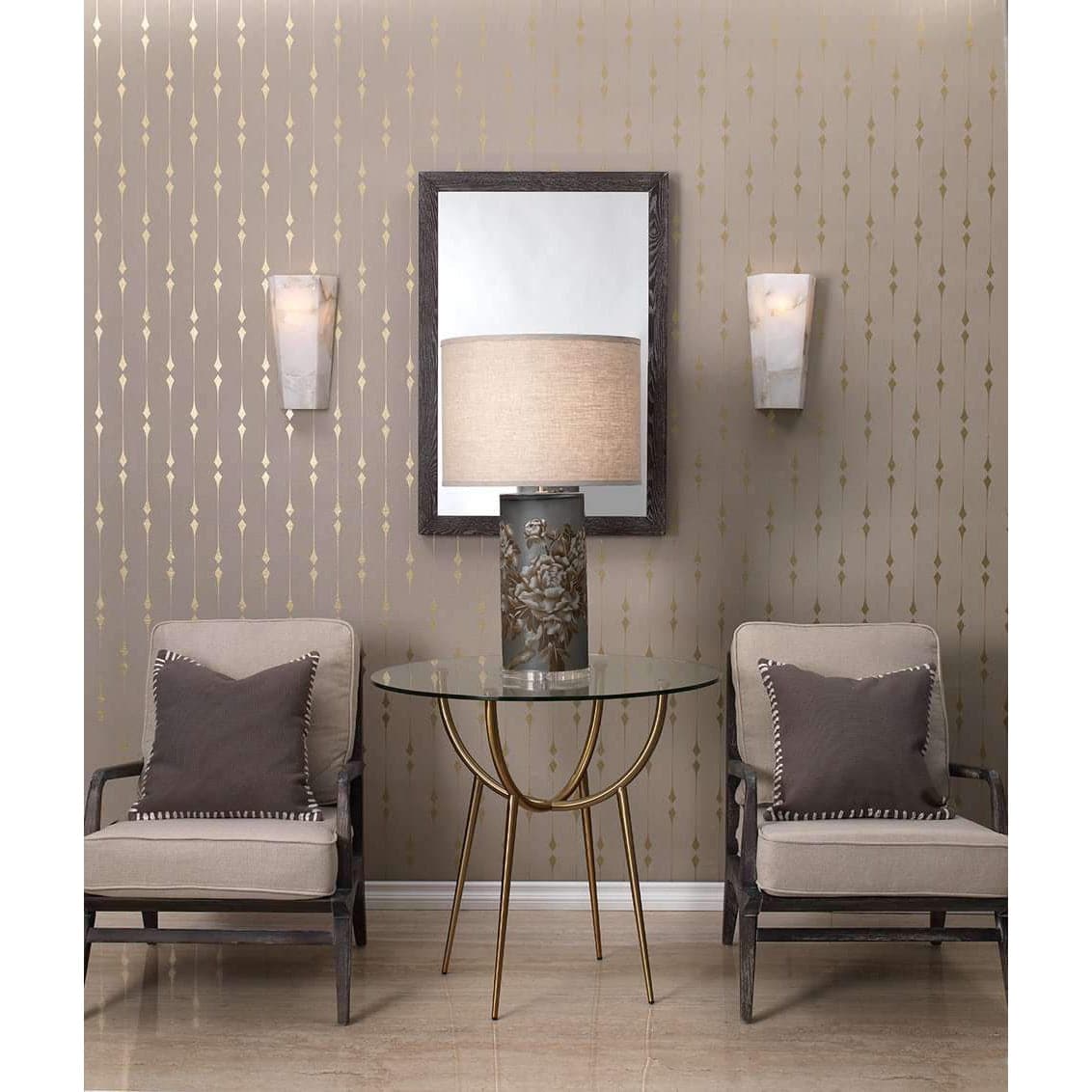 Borealis Tall Hexagon Wall Sconce in Alabaster-Jamie Young-JAMIEYO-4BORE-TLAL-Wall Lighting-4-France and Son