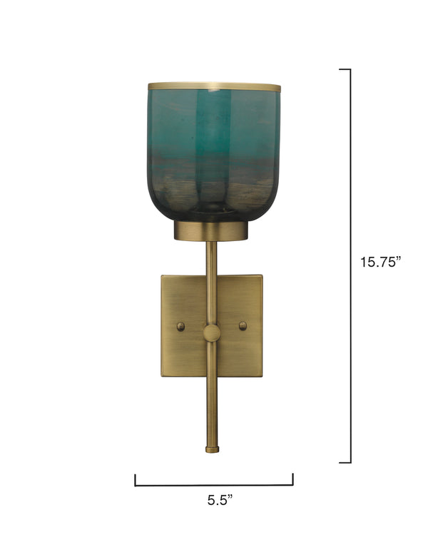 Vapor Single Sconce-Jamie Young-JAMIEYO-4VAPO-SCAQ-Wall Lighting-3-France and Son