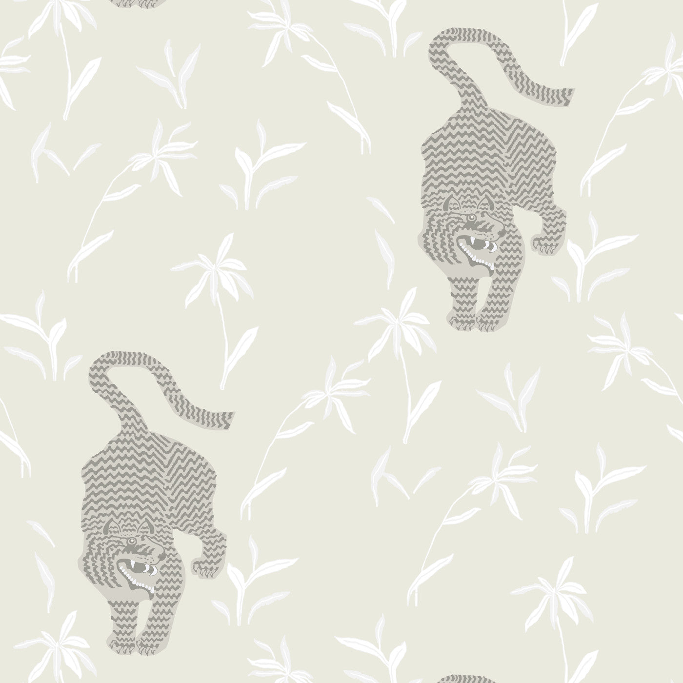 Stalking Tiger Wallpaper-Mitchell Black-MITCHB-WC372-4-PM-10-Wall DecorPatterns Moon-Premium Matte Paper-5-France and Son