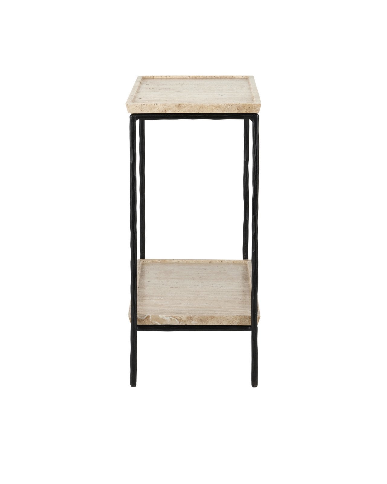 Boyles Travertine Side Table