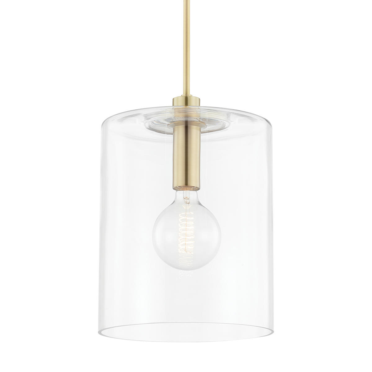 Neko 1 Light Large Pendant-Mitzi-HVL-H108701L-AGB-PendantsAged Brass-1-France and Son