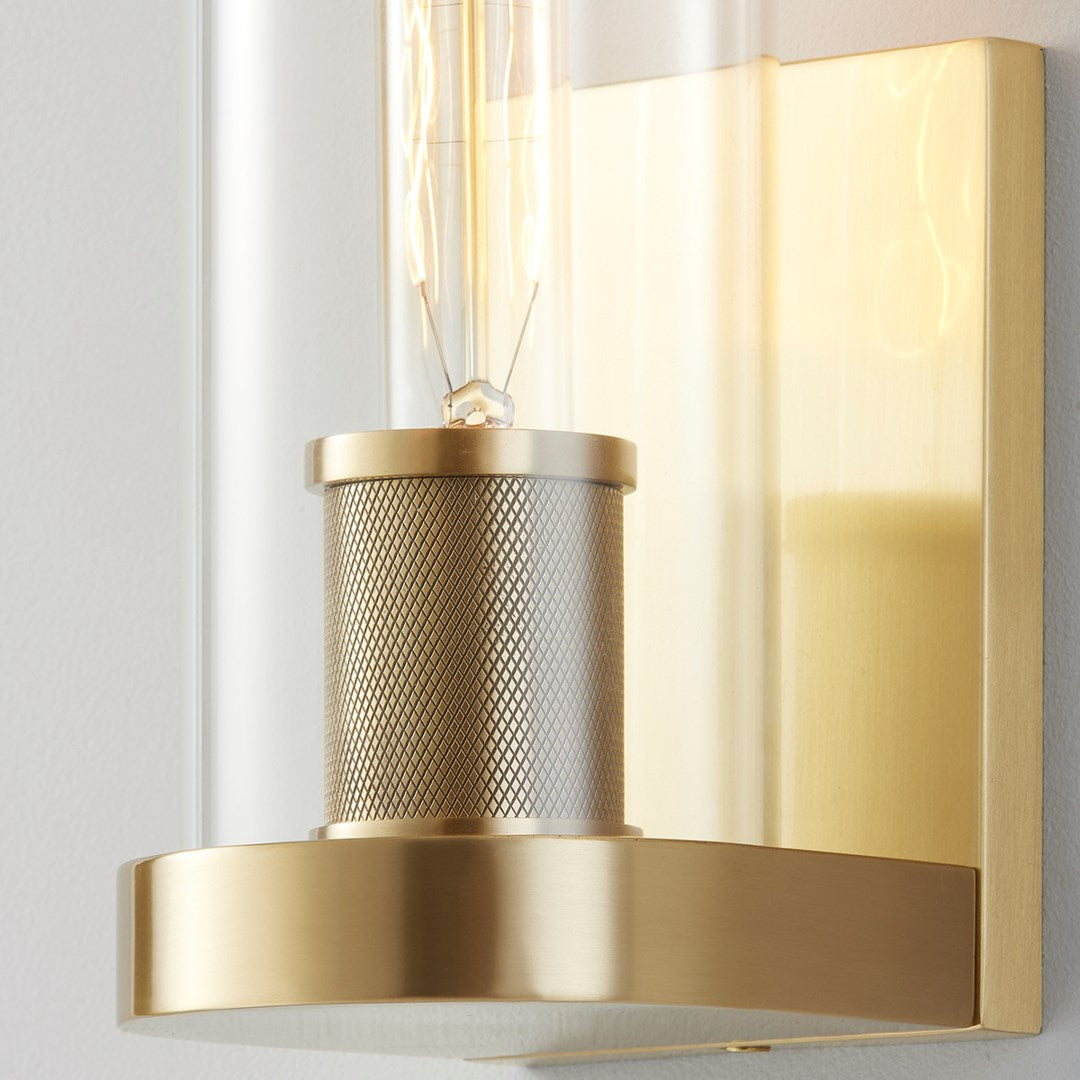 Porter 1 Light Wall Sconce-Hudson Valley-HVL-9700-AGB-Wall LightingAged Brass-2-France and Son