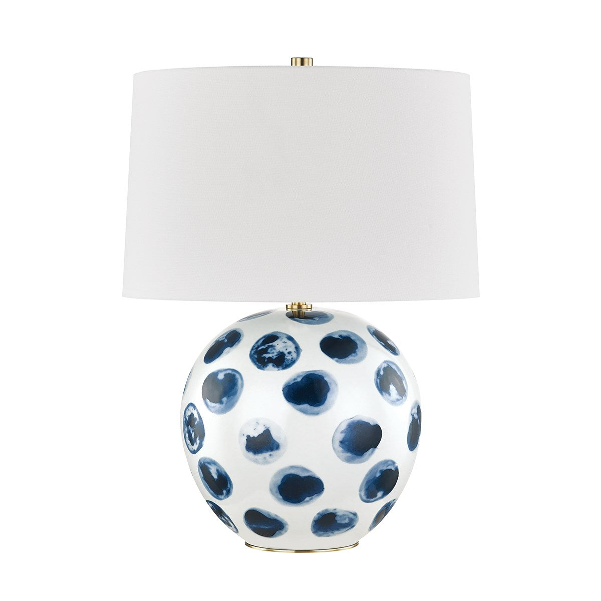 Blue Point Table Lamp-Hudson Valley-HVL-L1448-WH/BD-Table Lamps-1-France and Son