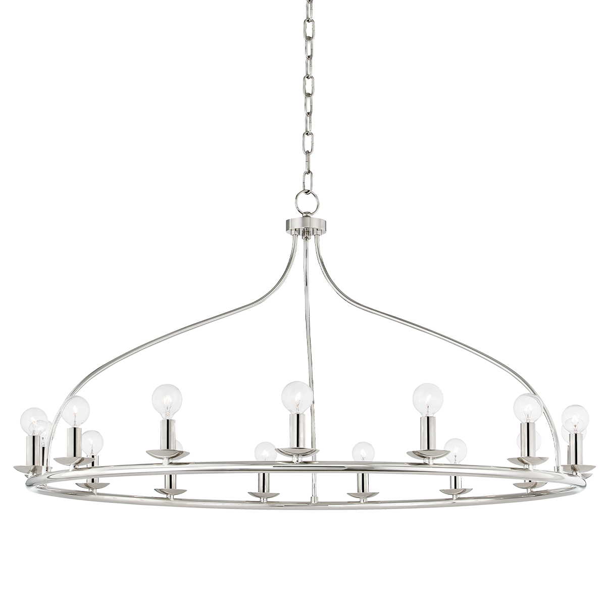 Kendra 15 Light Chandelier-Mitzi-HVL-H511815-PN-ChandeliersPolished Nickel-3-France and Son