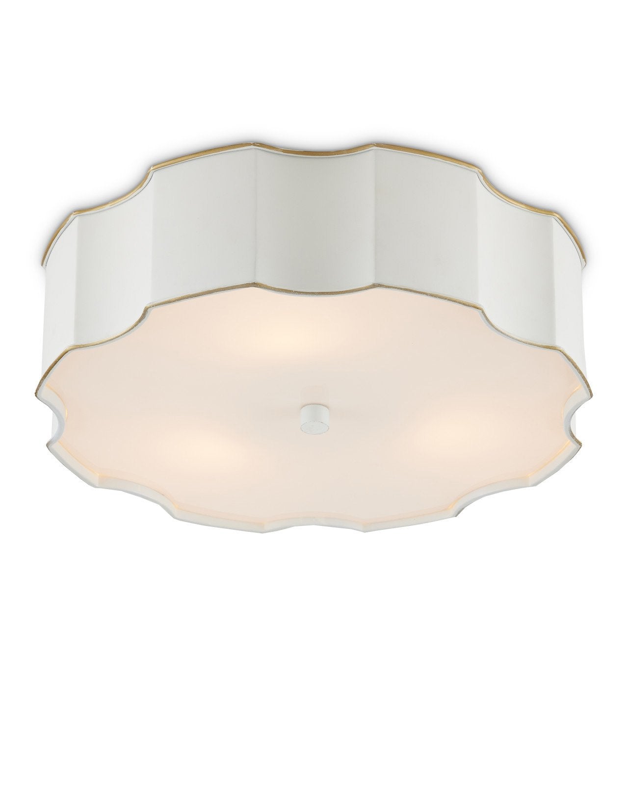 Wexford White Flush Mount