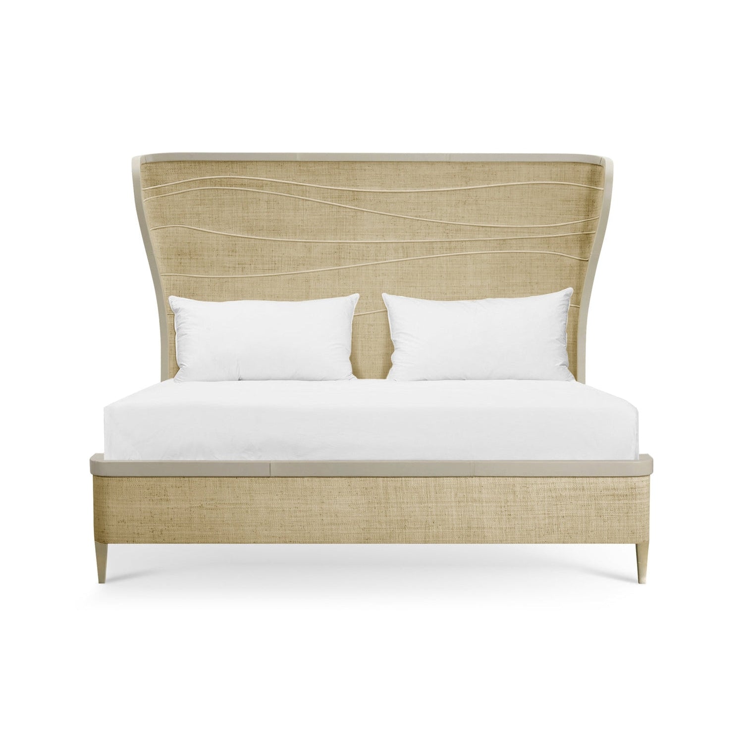 Seiche Woven Wing Wave Bed-Jonathan Charles-JCHARLES-001-1-130-GRC-Beds-2-France and Son