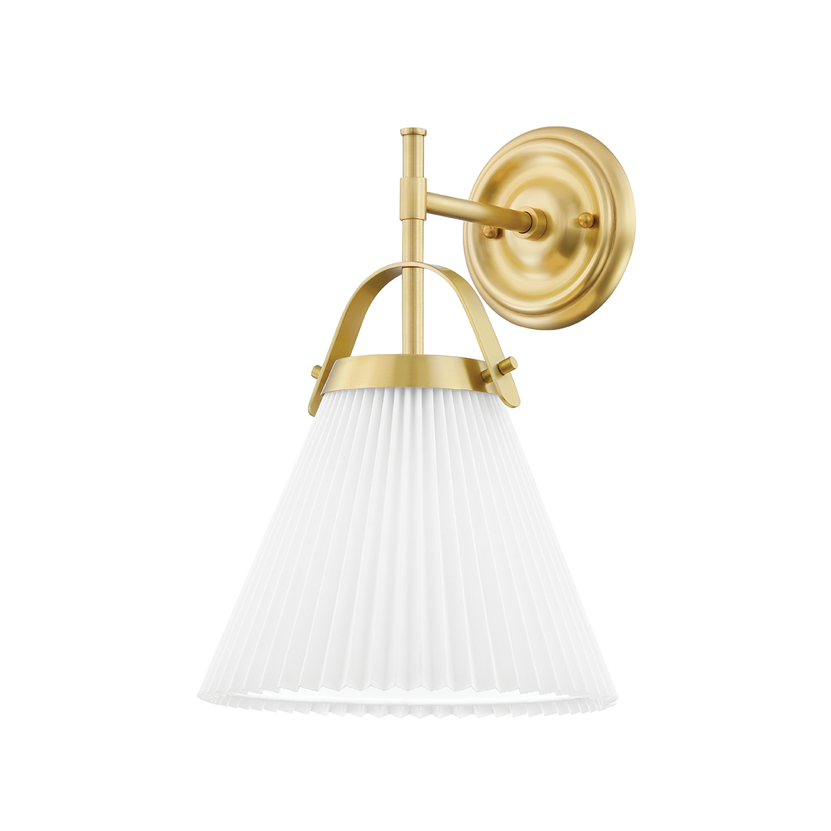 Aldridge - 1 Light Walll Sconce-Hudson Valley-HVL-9610-AGB-Outdoor Wall SconcesAged Brass-1-France and Son