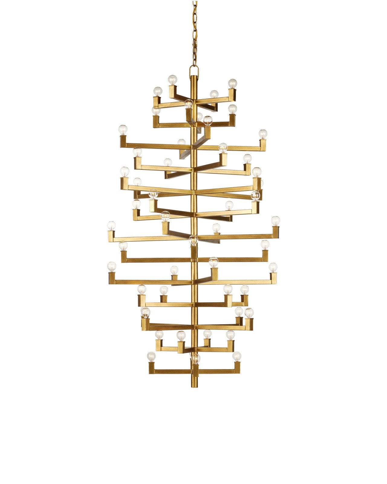 Andre Grande Brass Chandelier