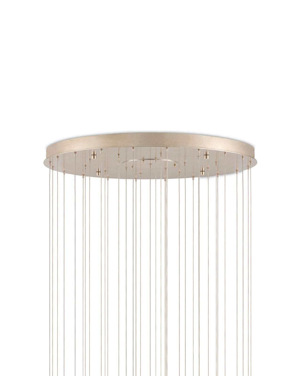Glace White 36-Light Round Multi-Drop Pendant