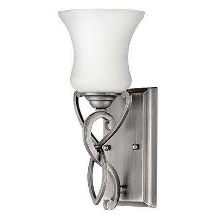 Bath Brooke Bath Sconce Antique Nickel-Hinkley Lighting-HINKLEY-5000AN-Bathroom Lighting-1-France and Son