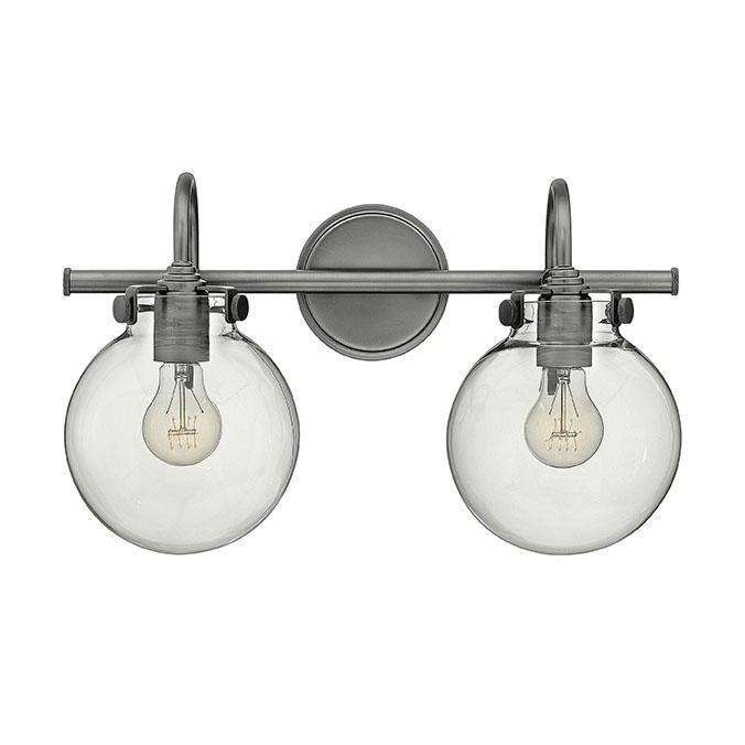 Bath Congress Bath Two Light-Hinkley Lighting-HINKLEY-50024AN-Bathroom LightingAntique Nickel-2-France and Son