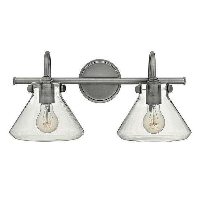 Bath Congress Bath Two Light Antique Nickel-Hinkley Lighting-HINKLEY-50026AN-Bathroom Lighting-1-France and Son