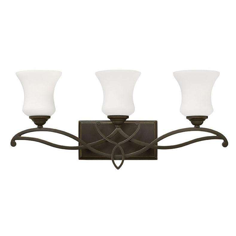 Bath Brooke Three Light Vanity-Hinkley Lighting-HINKLEY-5003OB-Wall LightingOld Bronze-2-France and Son