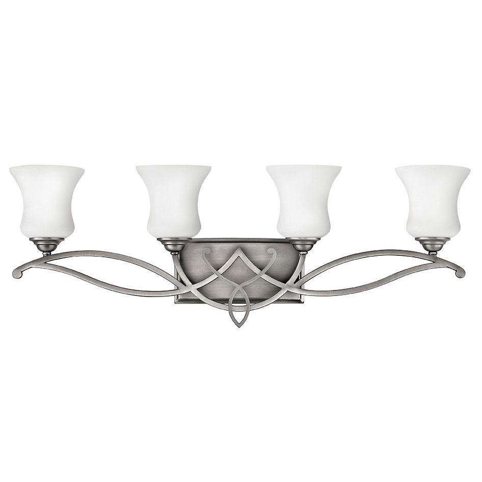 Bath Brooke Bath Four Light Antique Nickel-Hinkley Lighting-HINKLEY-5004AN-Bathroom Lighting-1-France and Son