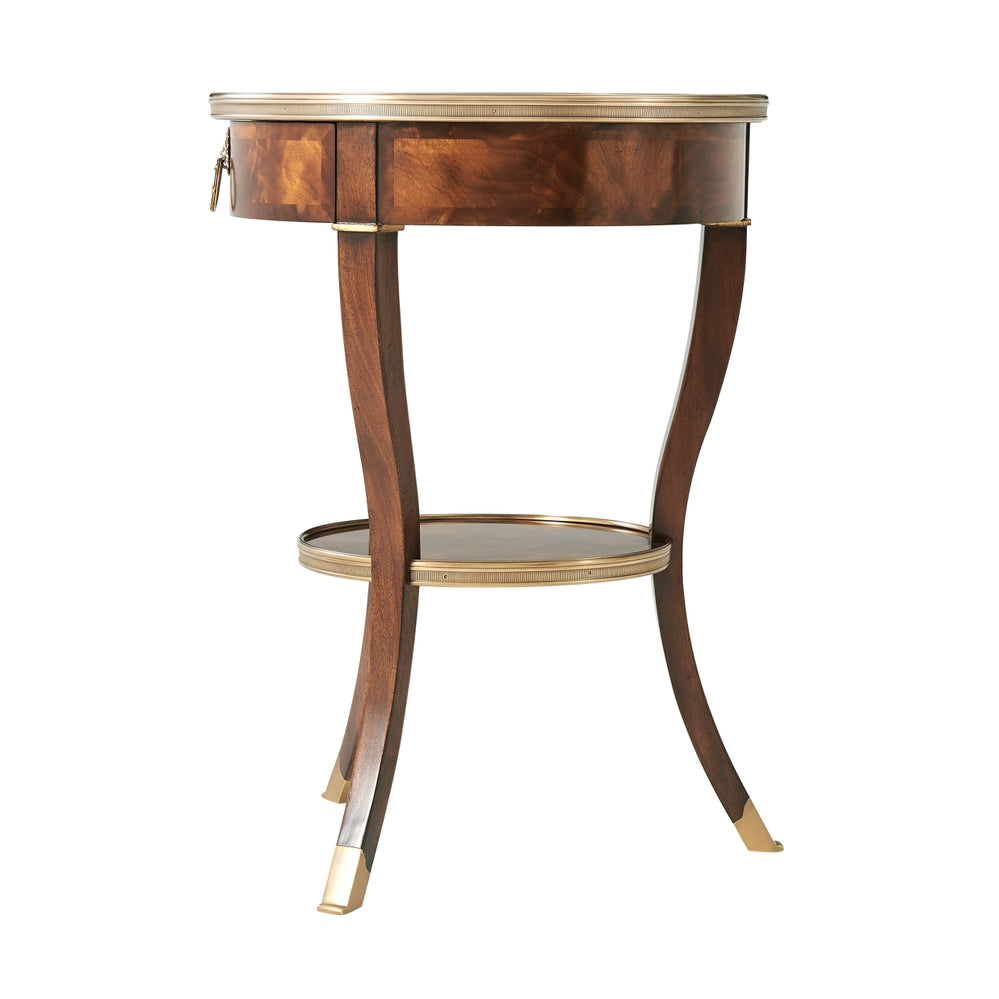 Around in Circles Side Table-Theodore Alexander-THEO-5005-355-Side Tables-2-France and Son