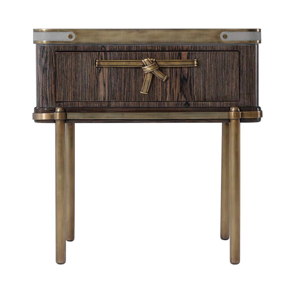 Iconic Side Table-Theodore Alexander-THEO-5006-068-Side TablesDark Walnut-2-France and Son