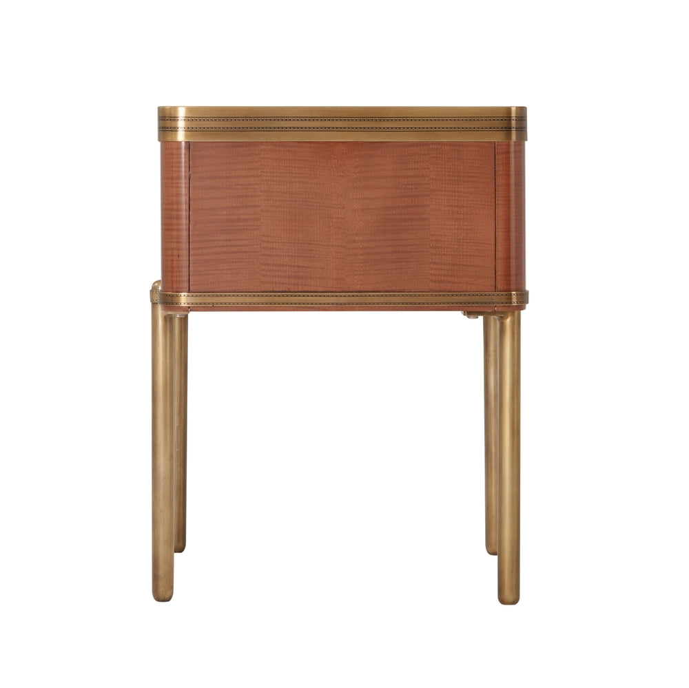 Iconic Side Table-Theodore Alexander-THEO-5006-068-Side TablesDark Walnut-10-France and Son