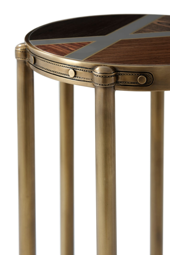 Iconic Accent Table-Theodore Alexander-THEO-5029-088-Side TablesMarble-10-France and Son