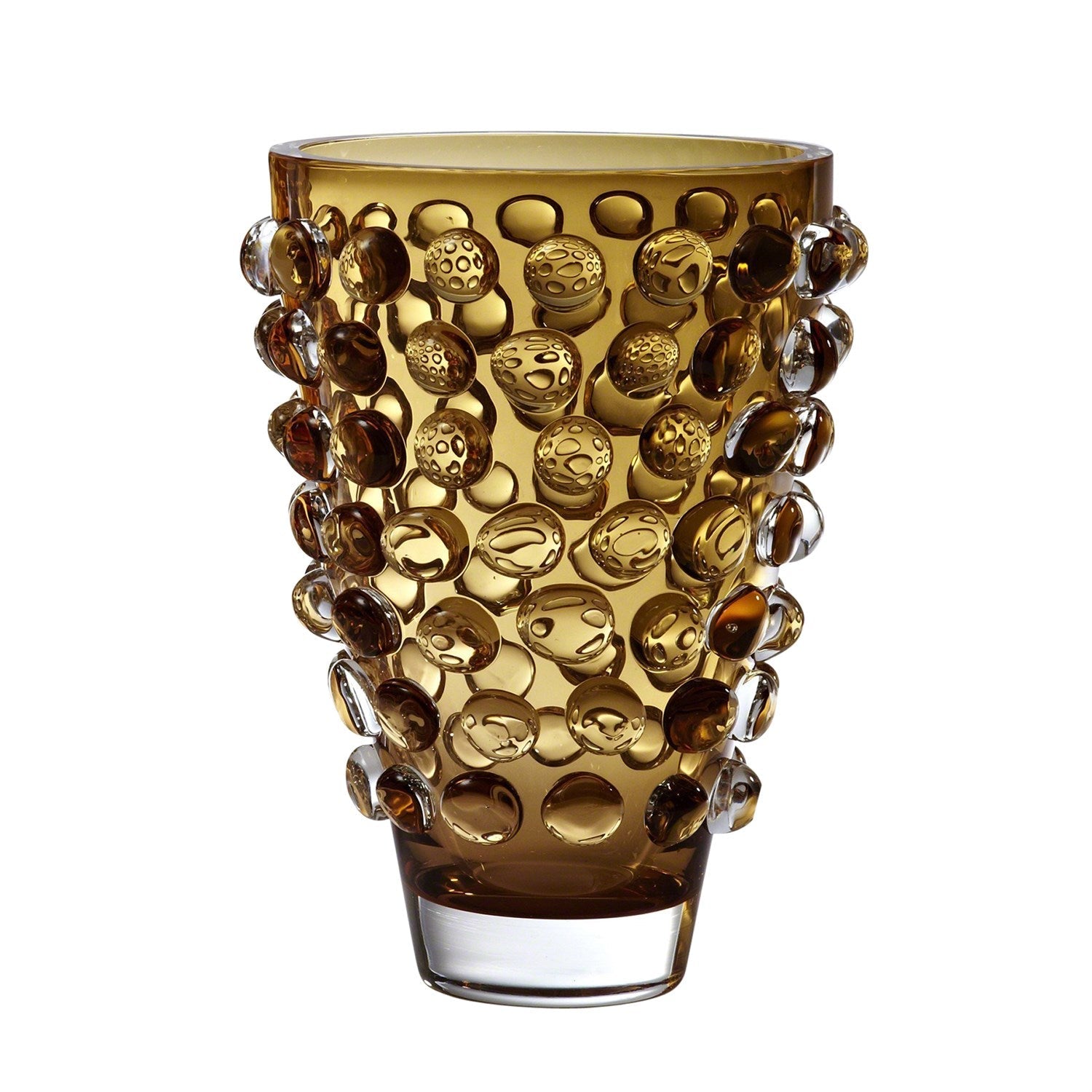 Bubble Vase By Polish Artisans-Global Views-GVSA-6.60266-VasesWide-Amber-1-France and Son