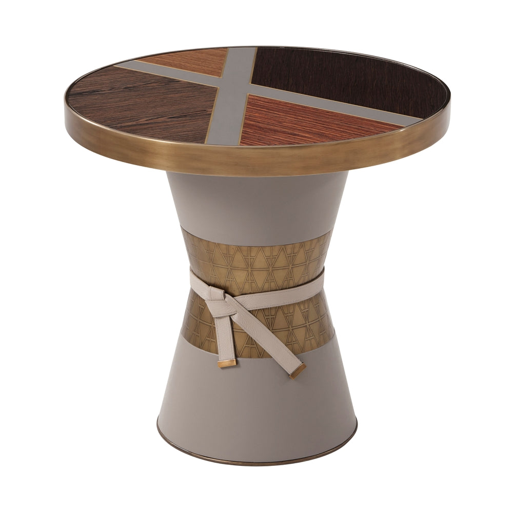 Iconic Round Occasional Table-Theodore Alexander-THEO-5041-080-Side Tables-1-France and Son