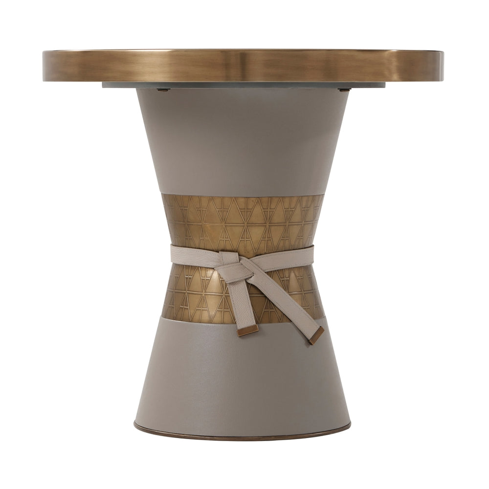 Iconic Round Occasional Table-Theodore Alexander-THEO-5041-080-Side Tables-2-France and Son