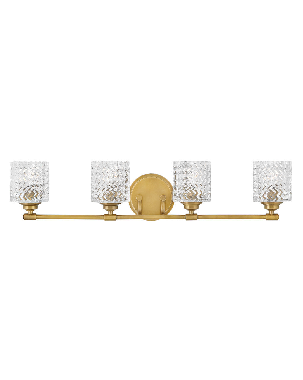 Bath Elle - Four Light Vanity-Hinkley Lighting-HINKLEY-5044HB-Bathroom VanityHeritage Brass-2-France and Son