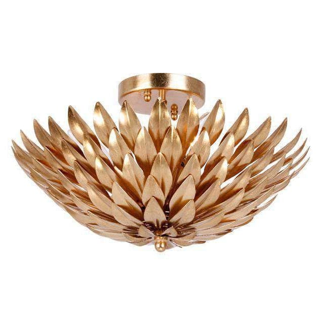 Broche 4 Light Ceiling Mount-Crystorama Lighting Company-CRYSTO-505-GA-Flush MountsAntique Gold-1-France and Son