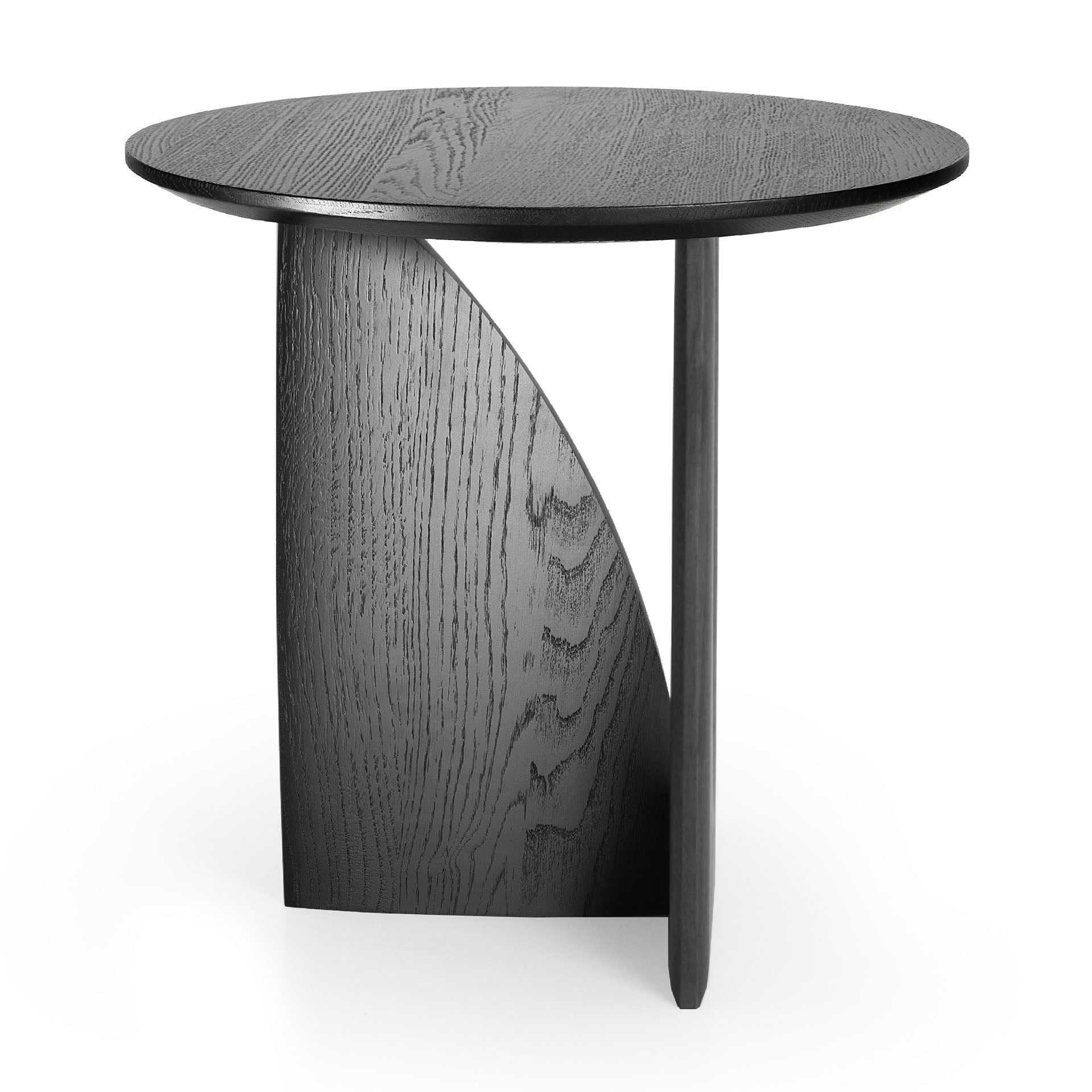 Geometric Side Table - Black