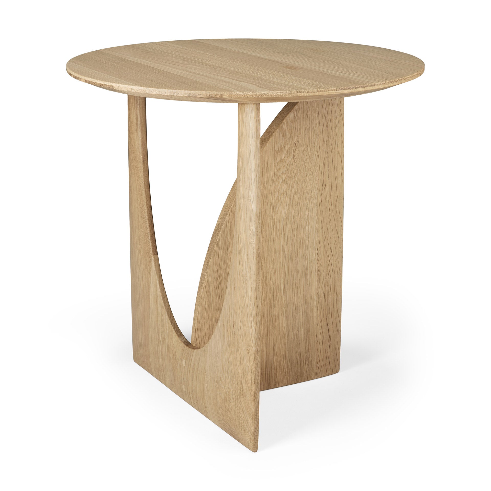 Geometric Side Table - Tan