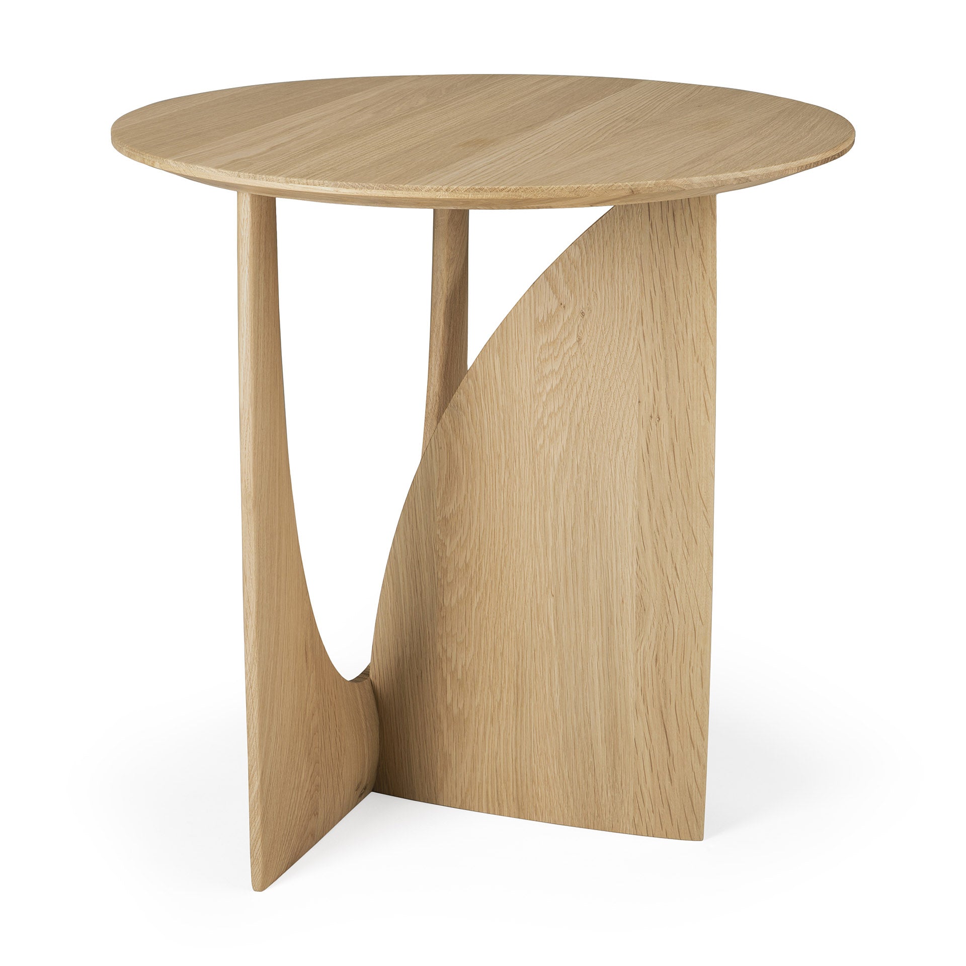 Geometric Side Table - Tan