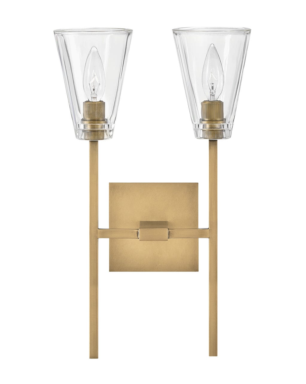 Bath Auden - Two Light Vanity-Hinkley Lighting-HINKLEY-50642HB-Bathroom LightingHeritage Brass-2-France and Son