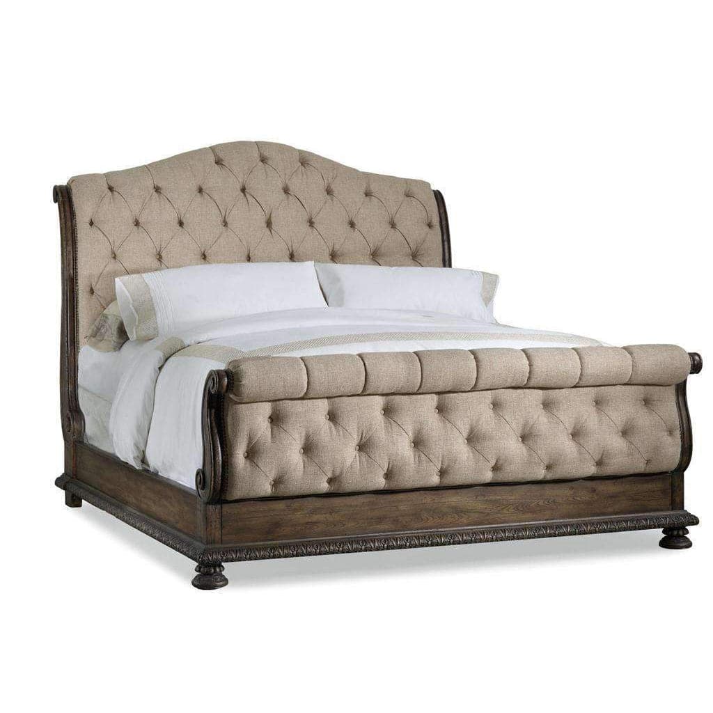 Rhapsody Tufted Bed-Hooker-HOOKER-5070-90560-BedsCalifornia King-Aurora Ecru-1-France and Son