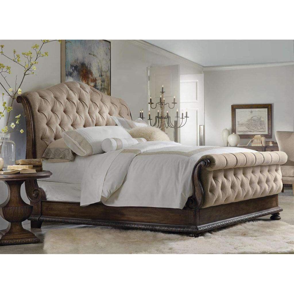 Rhapsody Tufted Bed-Hooker-HOOKER-5070-90560-BedsCalifornia King-Aurora Ecru-2-France and Son