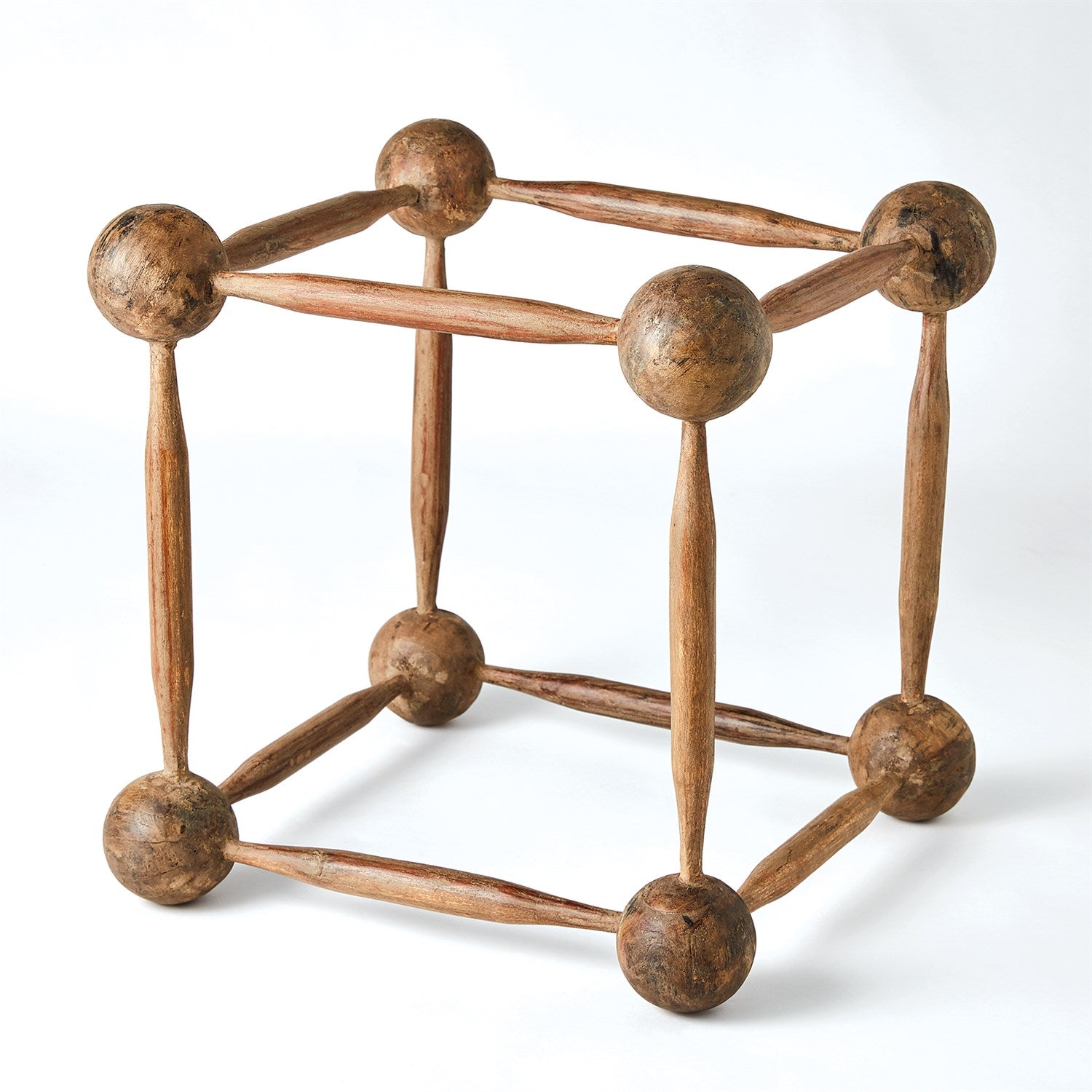 Roller Pin - Wooden Ball Cube-Global Views-GVSA-7.91368-Decorative Objects-1-France and Son