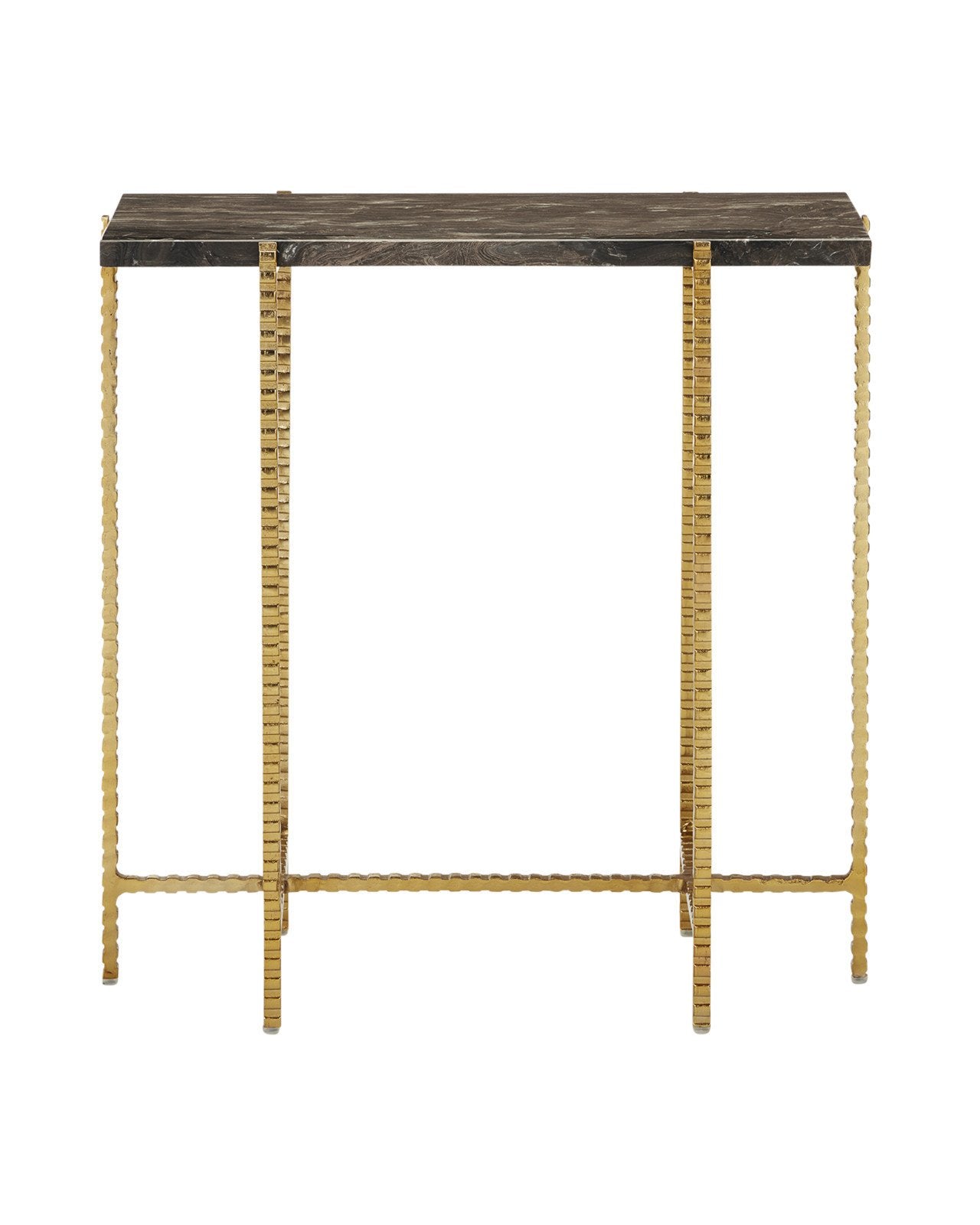 Flying Marble Gold Side Table