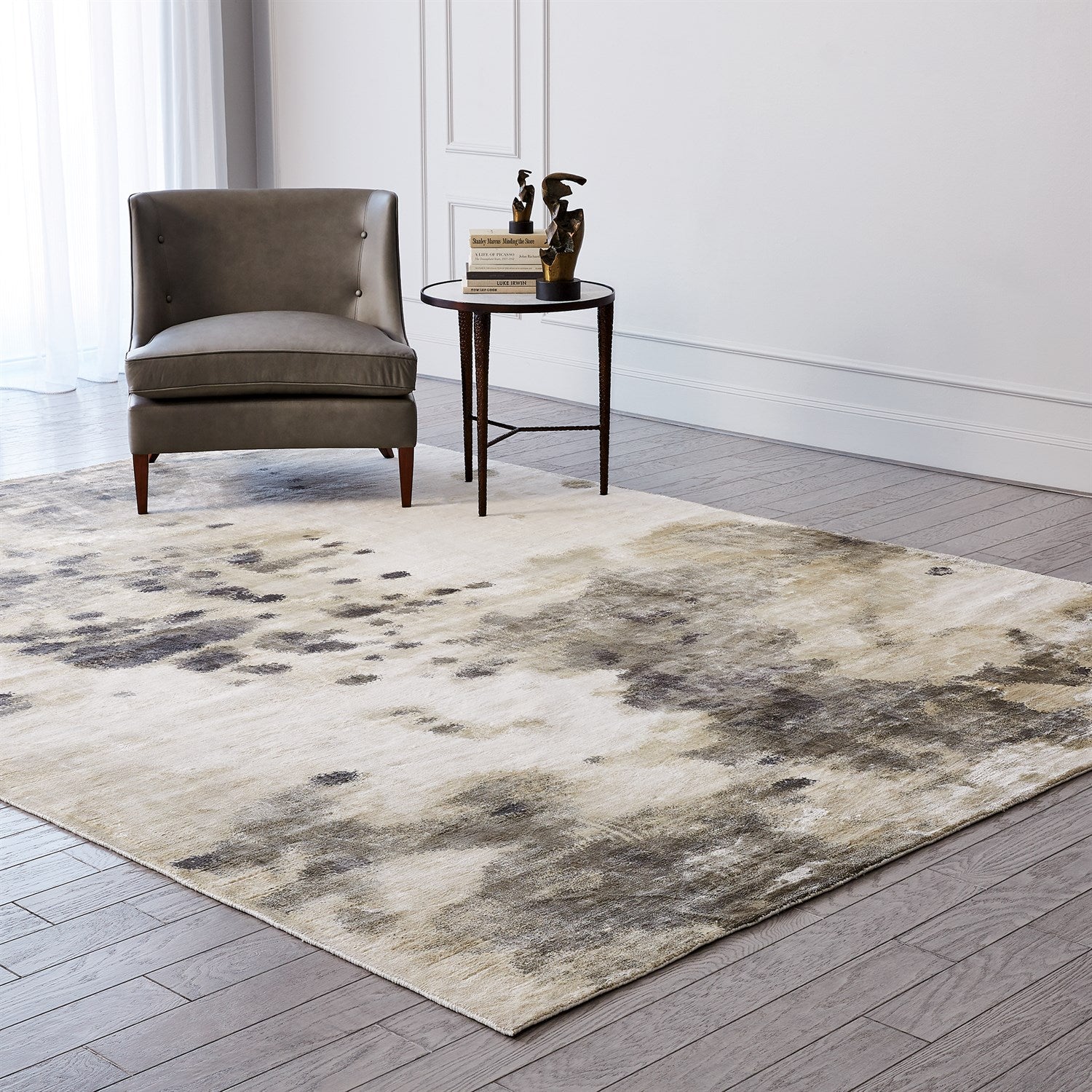 Smoke Rug - Ivory/Taupe-Global Views-GVSA-AS7.90044-Rugs9' x 12'-2-France and Son