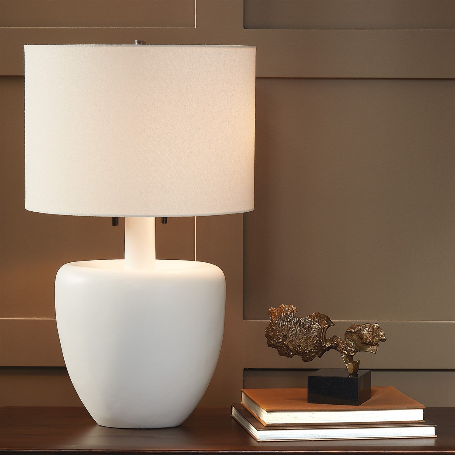 Impression Lamp-Global Views-GVSA-7.10445-Table LampsMatte White-2-France and Son