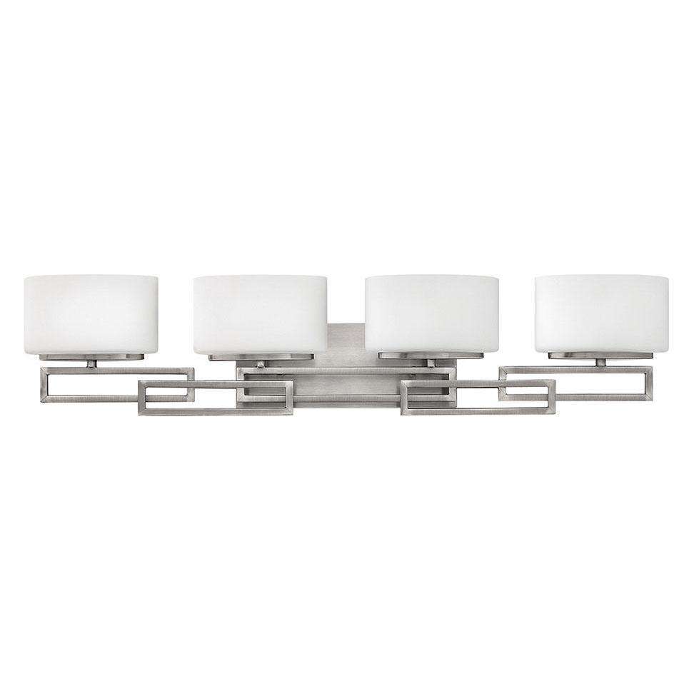 Bath Lanza Bath Four Light Antique Nickel-Hinkley Lighting-HINKLEY-5104AN-LED-Bathroom Lighting-1-France and Son